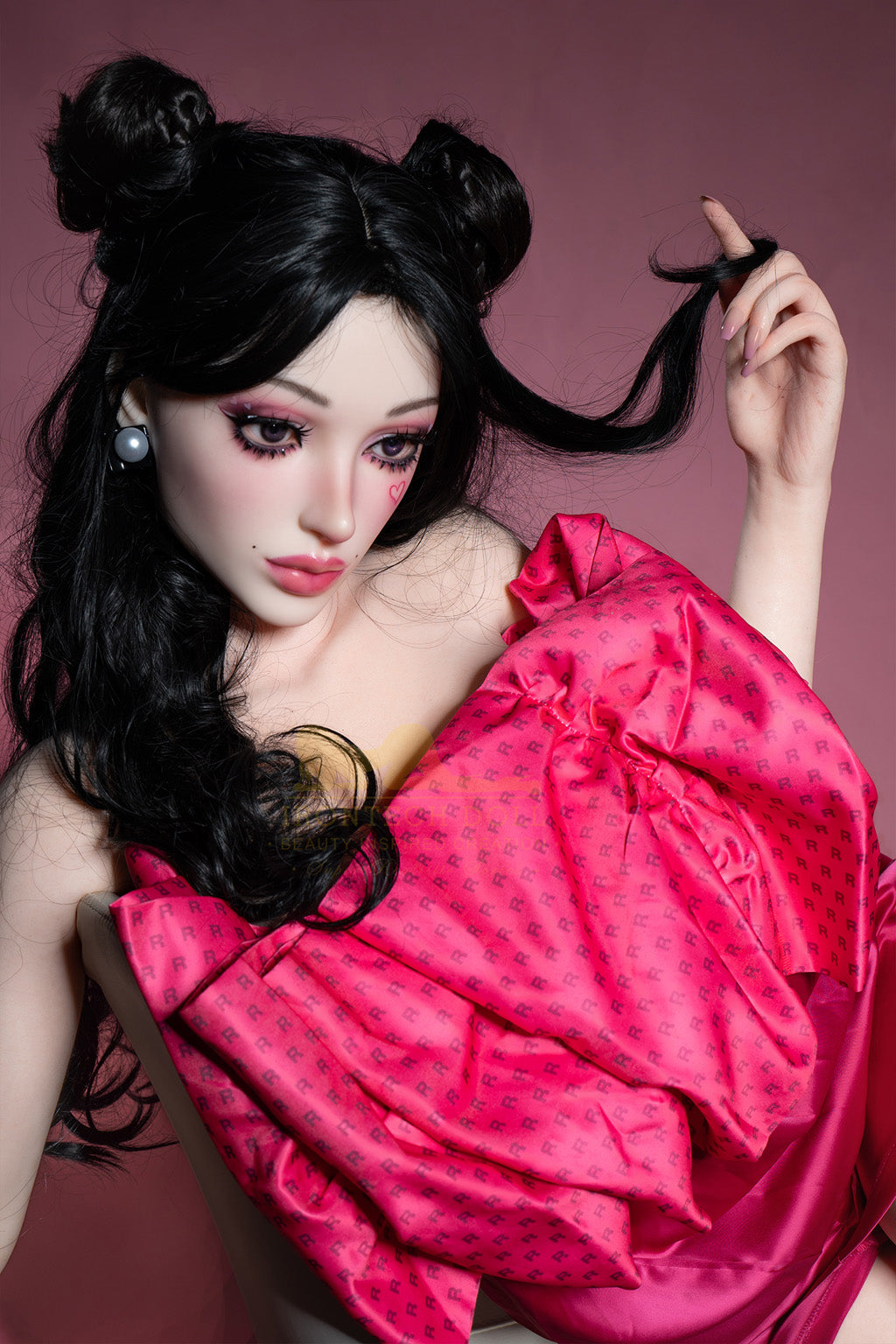Angela-158BA(5'18") G-cup Full Silicone Red Fashionable Girl Sex Doll- Irontech Doll