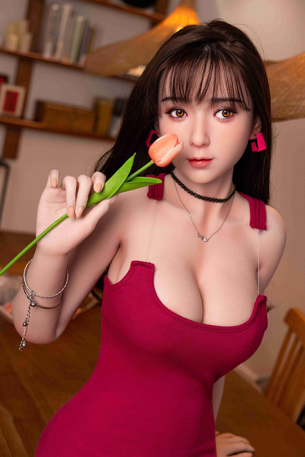 Caroline-Silicone Head Sex Doll-AiMi Doll
