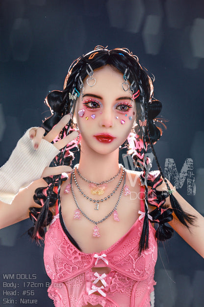 Nadia-172cm/5'64" B-Cup S-TPE Sex Doll Gel Breasts-WM Doll(in Stock)