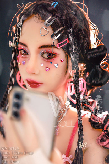 Nadia-172cm/5'64" B-Cup S-TPE Sex Doll Gel Breasts-WM Doll(in Stock)