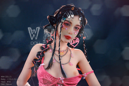 Nadia-172cm/5'64" B-Cup S-TPE Sex Doll Gel Breasts-WM Doll(in Stock)