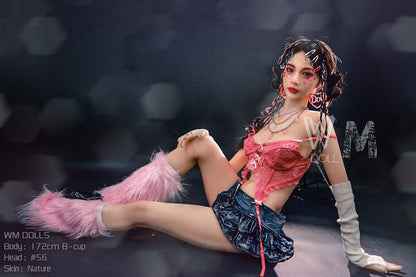 Nadia-172cm/5'64" B-Cup S-TPE Sex Doll Gel Breasts-WM Doll(in Stock)