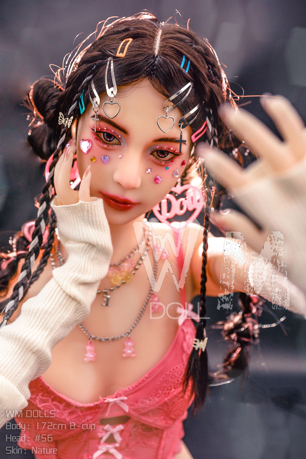 Nadia-172cm/5'64" B-Cup S-TPE Sex Doll Gel Breasts-WM Doll(in Stock)