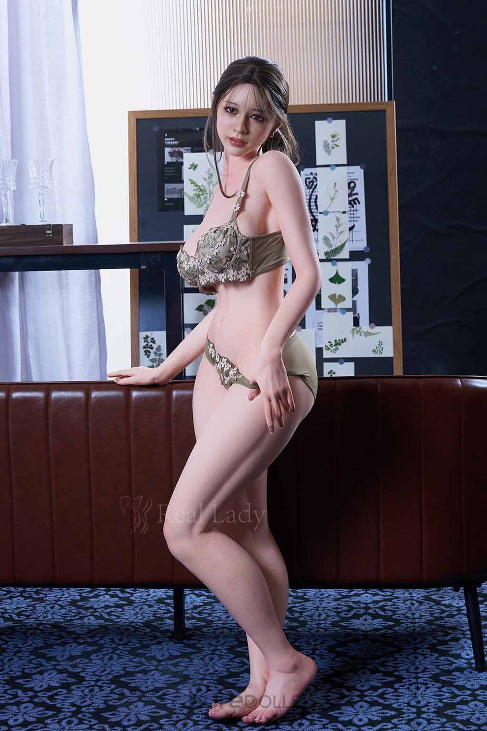 159cm/5'3" F-Cup Full Silicone Natural Night Date Sex Doll-Real Lady Doll-Selina(ROS Max Head R13)