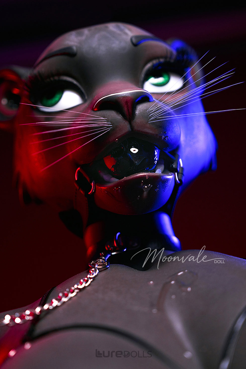 165cm/5'5" D-cup Full Silicone Sex Doll(Movable Jaw Head)SY Doll-Velara Black Lepoard