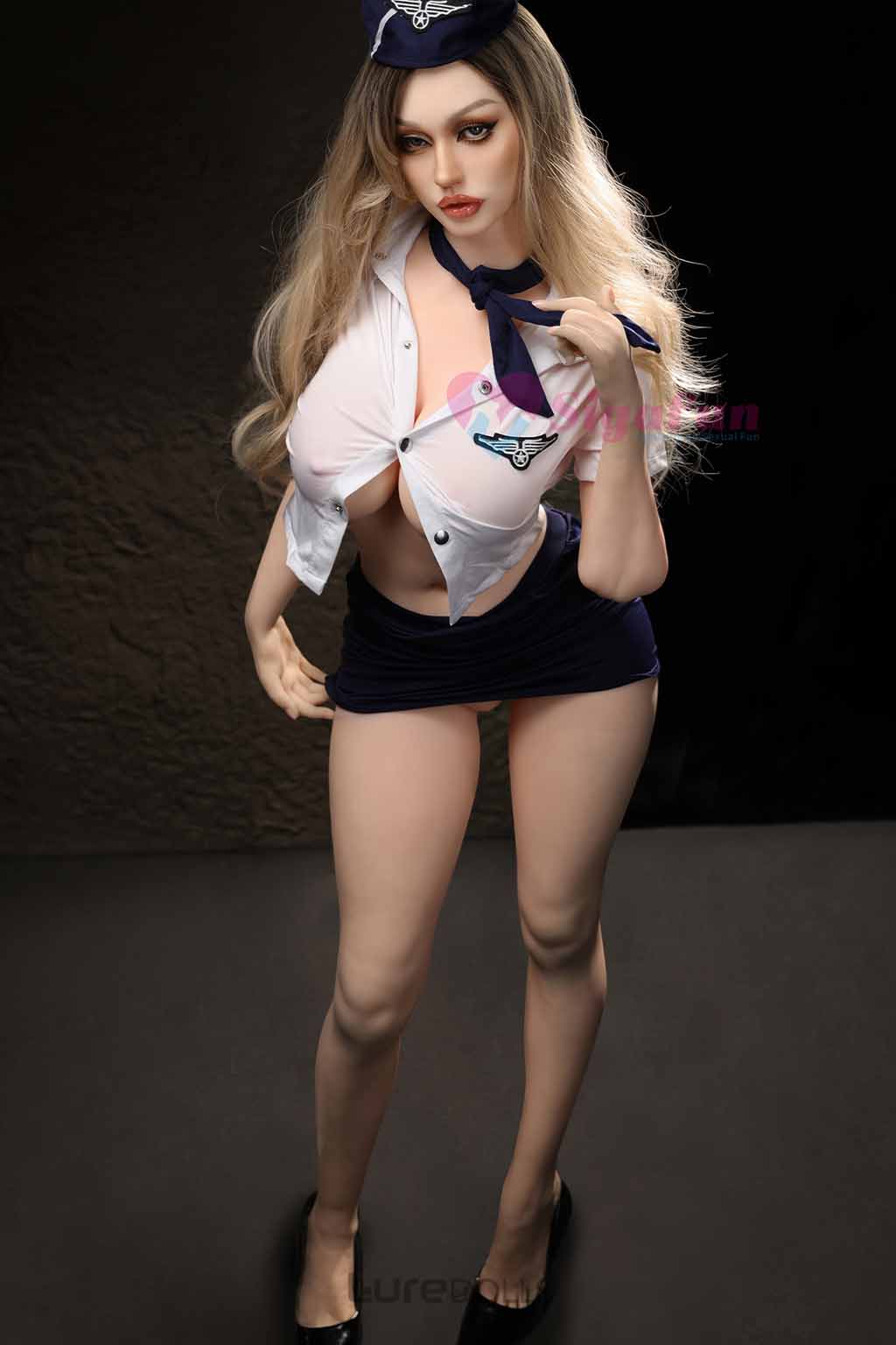 159cm/5'3" F-cup Silicone Head TPE Body Sex Doll-SG Doll(in Stock)-Ella