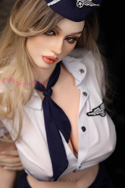 159cm/5'3" F-cup Silicone Head TPE Body Sex Doll-SG Doll(in Stock)-Ella