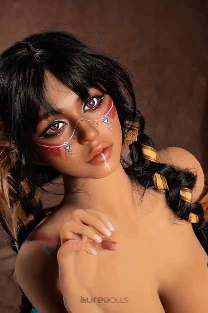 159cm/5'3" F-cup Silicone Head TPE Body Sex Doll-SG Doll(in Stock)-Hellen