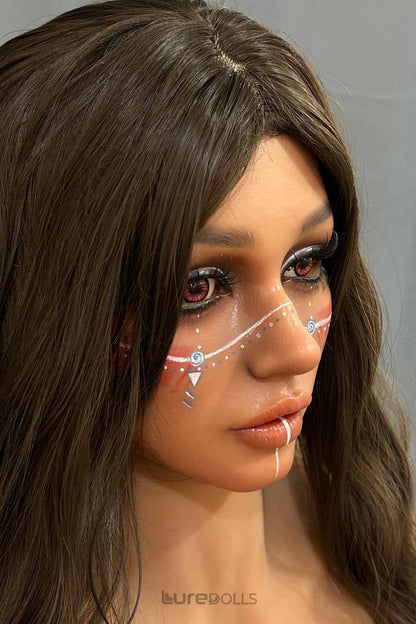 159cm/5'3" F-cup Silicone Head TPE Body Sex Doll-SG Doll(in Stock)-Hellen