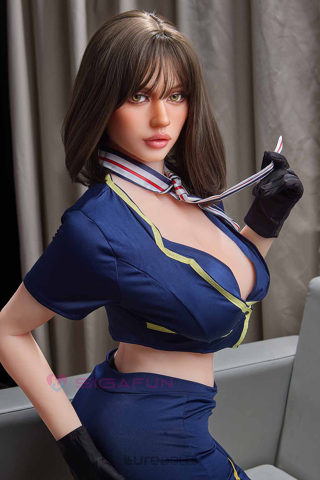 159cm/5'3" F-cup Silicone Head TPE Body Sex Doll-SG Doll(in Stock)-Vivi