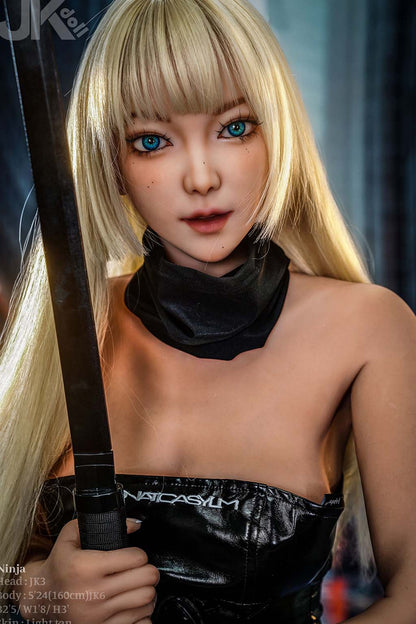 160cm/5'3" A-cup S-TPE Sex Doll Gel Breasts Tan-WM Doll(in Stock)-Mary