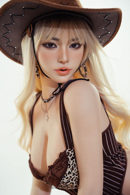 (AI Chat Box)-164cm/5'5" D-cup Full Silicone Sex Doll (Movable Jaw Head)-SY Doll