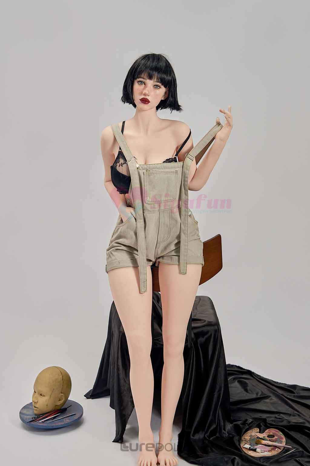 164cm/5'5" F-cup Silicone Head TPE Body Sex Doll-SG Doll(in Stock)-Cecily