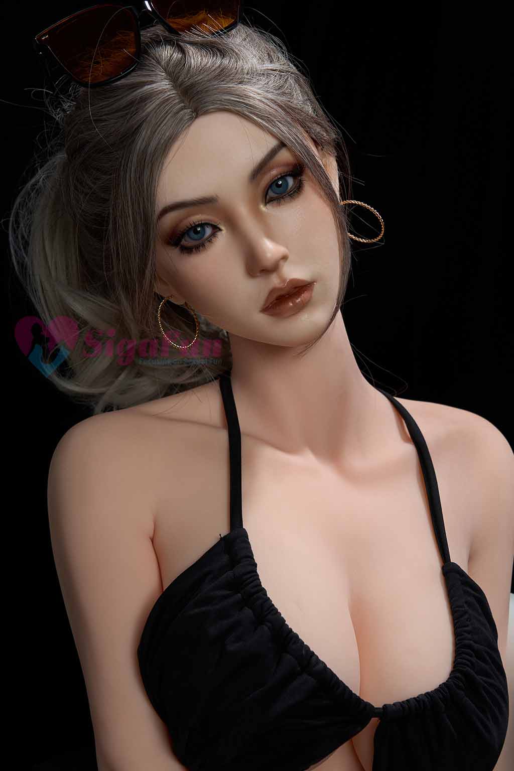 164cm/5'5" F-cup Silicone Head TPE Body Sex Doll-SG Doll(in Stock)-Amy