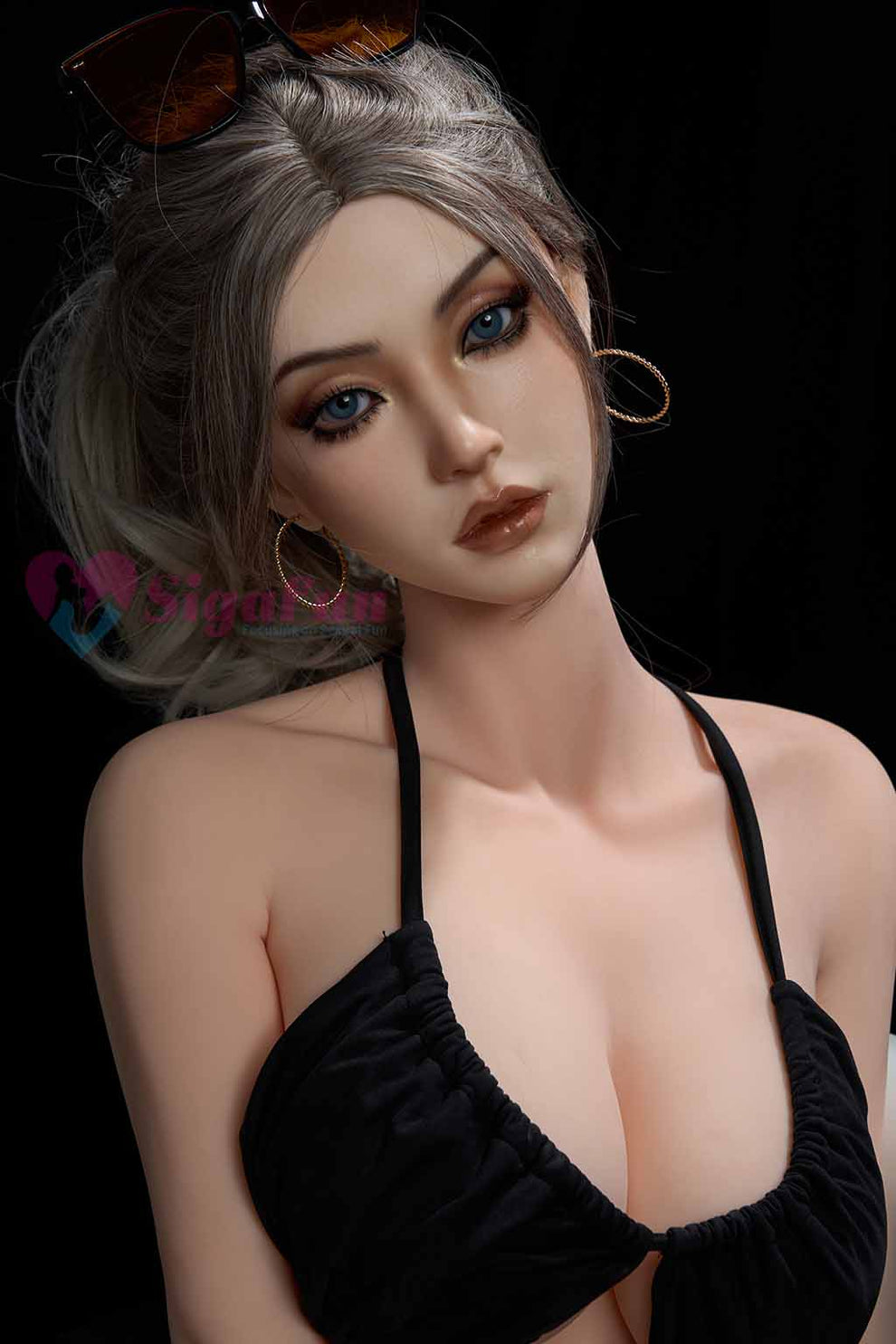 164cm/5'5" F-cup Silicone Head TPE Body Sex Doll-SG Doll(in Stock)-Amy