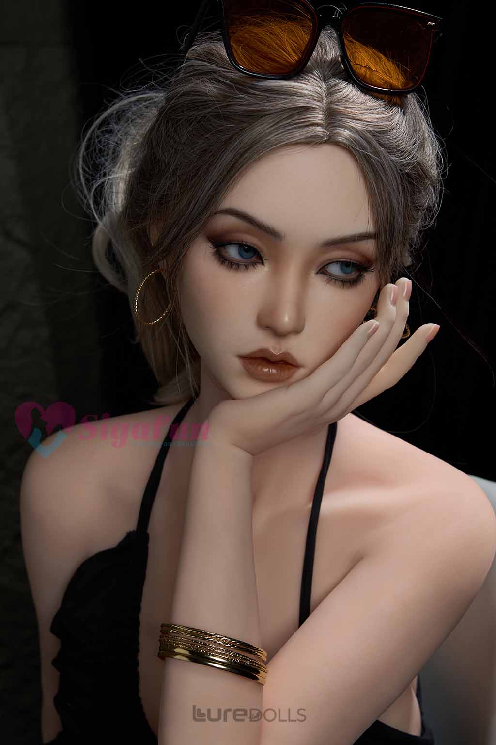 164cm/5'5" F-cup Silicone Head TPE Body Sex Doll-SG Doll(in Stock)-Amy