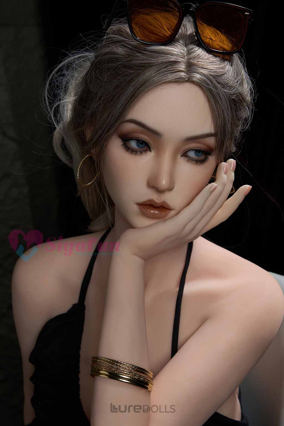 164cm/5'5" F-cup Silicone Head TPE Body Sex Doll-SG Doll(in Stock)-Amy