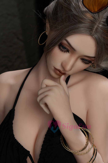 164cm/5'5" F-cup Silicone Head TPE Body Sex Doll-SG Doll(in Stock)-Amy