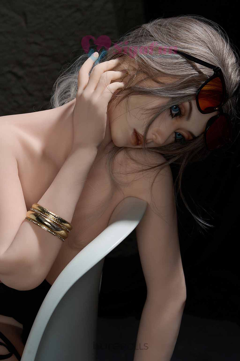 164cm/5'5" F-cup Silicone Head TPE Body Sex Doll-SG Doll(in Stock)-Amy