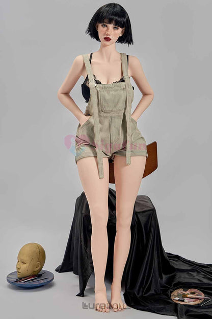 164cm/5'5" F-cup Silicone Head TPE Body Sex Doll-SG Doll(in Stock)-Cecily