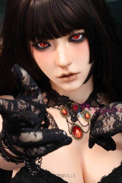 164cm/5'5" F-cup Silicone Head TPE Body Sex Doll-SG Doll(in Stock)-Cathy