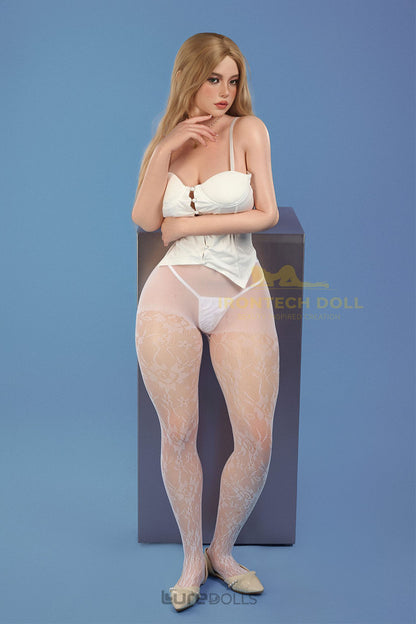 164cm/5'5" F-cup Full Silicone Sex Doll-Irontech Doll(in Stock)-Eileen(S40 ROS MAX)