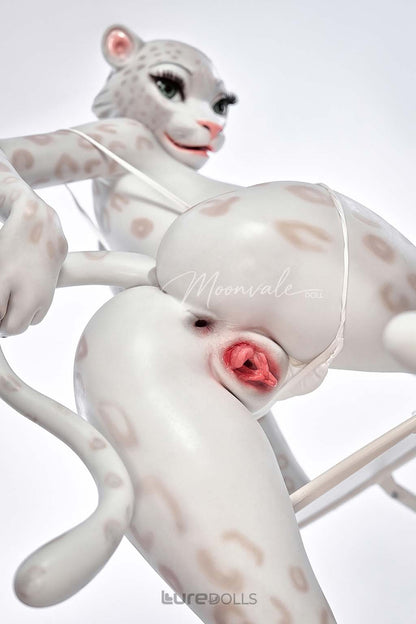 165cm/5'5" D-cup Full Silicone Sex Doll(Movable Jaw Head)SY Doll-Velara White Lepoard