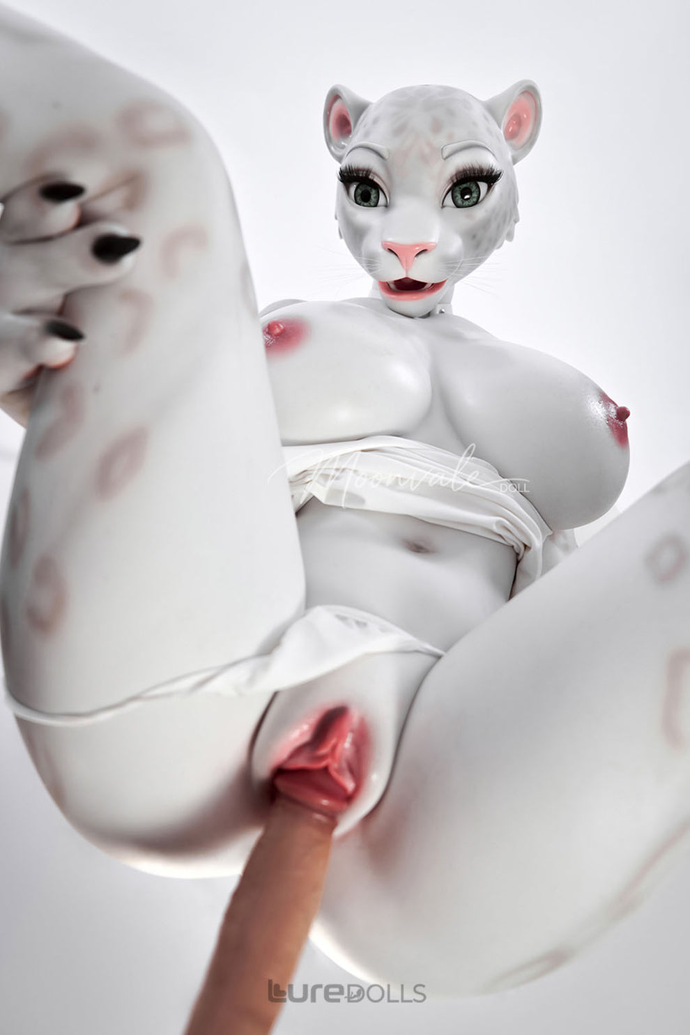 165cm/5'5" D-cup Full Silicone Sex Doll(Movable Jaw Head)SY Doll-Velara White Lepoard