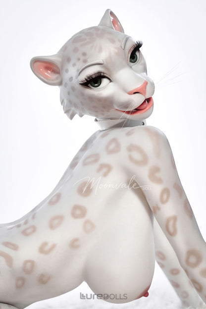165cm/5'5" D-cup Full Silicone Sex Doll(Movable Jaw Head)SY Doll-Velara White Lepoard