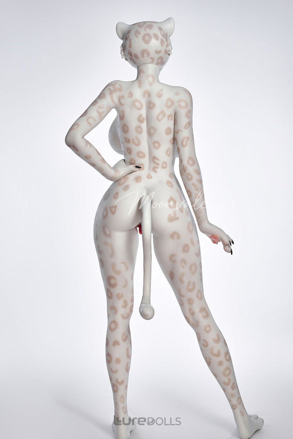 165cm/5'5" D-cup Full Silicone Sex Doll(Movable Jaw Head)SY Doll-Velara White Lepoard