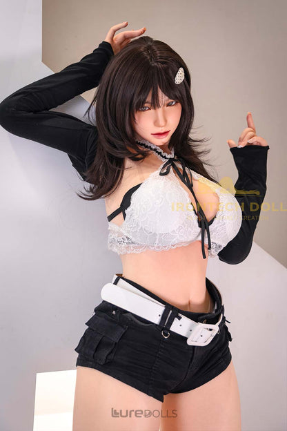 160cm/5'3" F-cup Full Silicone Sex Doll-Irontech Doll(in Stock)-Kitty(S32 ROS MAX)