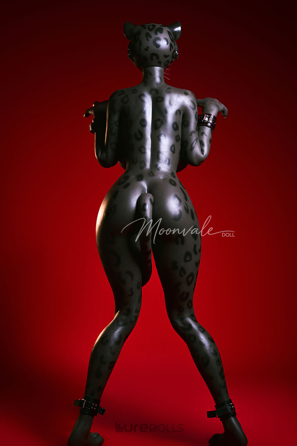 165cm/5'5" D-cup Full Silicone Sex Doll(Movable Jaw Head)SY Doll-Velara Black Lepoard