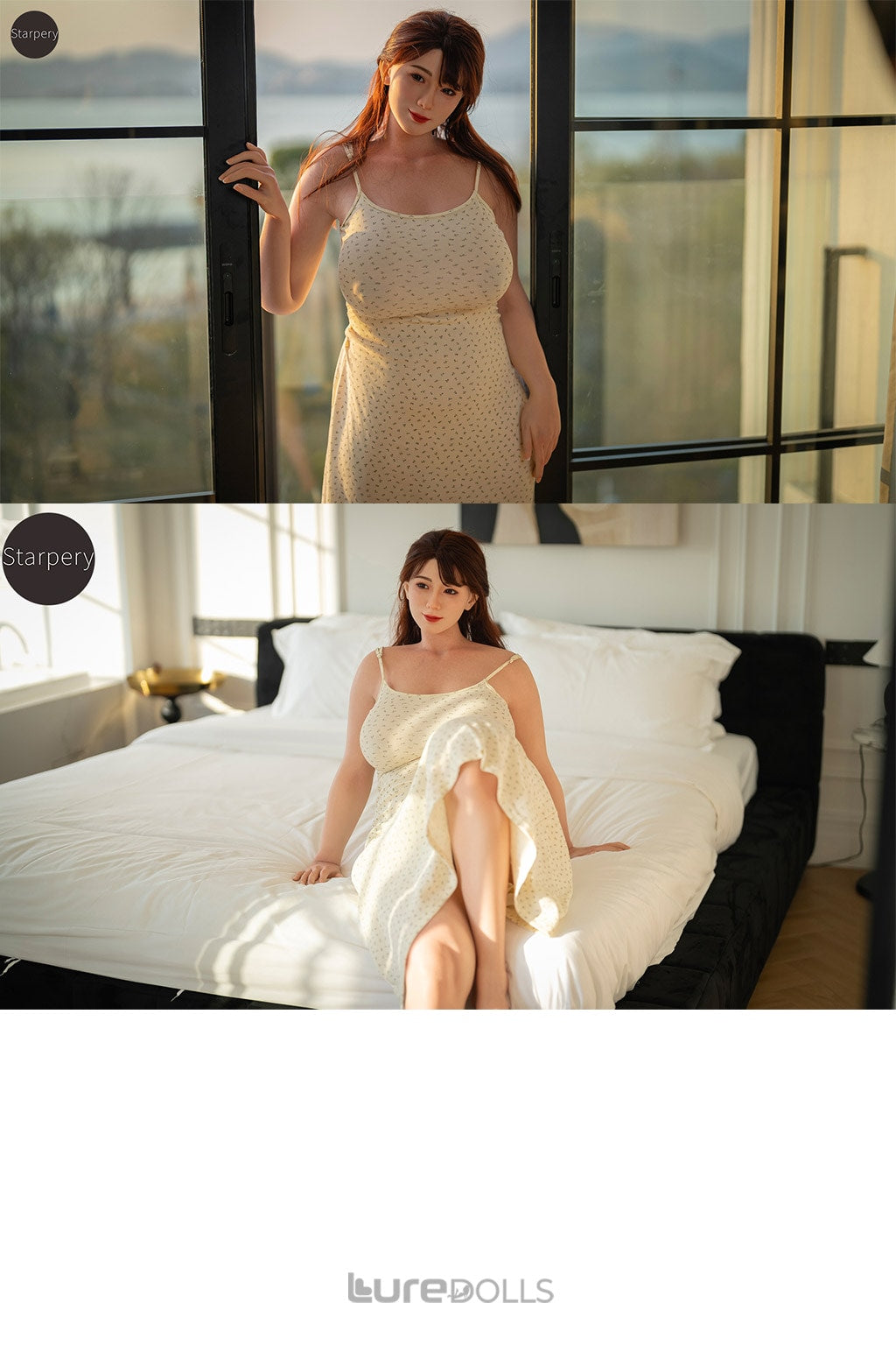 168cm/5'3" H-cup Silicone Head Sex Doll-Starpery Doll(in Stock)