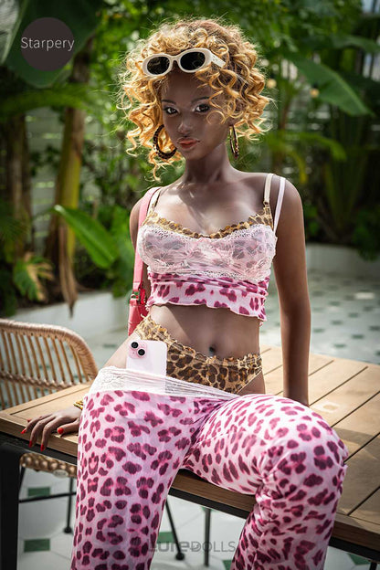 Takiyah-169cm/5'7" C-cup Silicone Head Sex Doll-Starpery Doll(black)