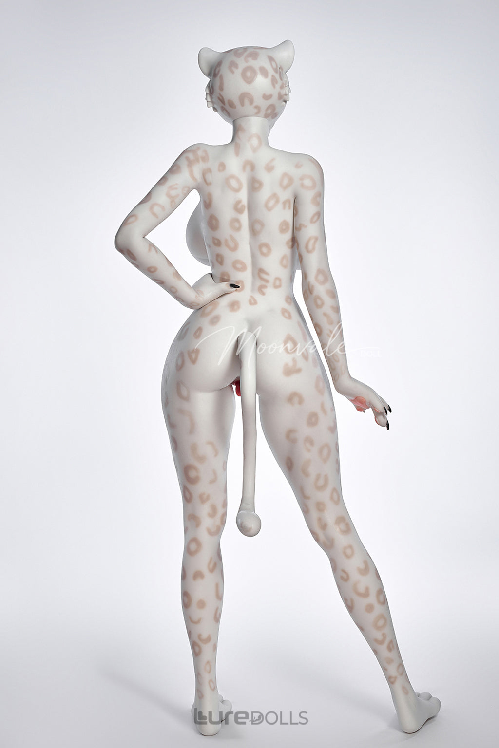 165cm/5'5" D-cup Full Silicone Sex Doll(Movable Jaw Head)SY Doll-Velara White Lepoard