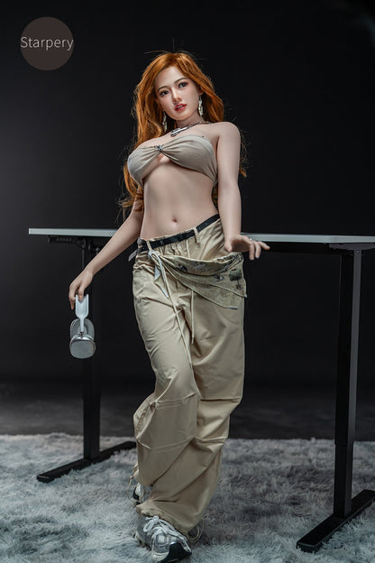 171cm/5'7" D-cup Silicone Head Sex Doll-Starpery Doll(in Stock)