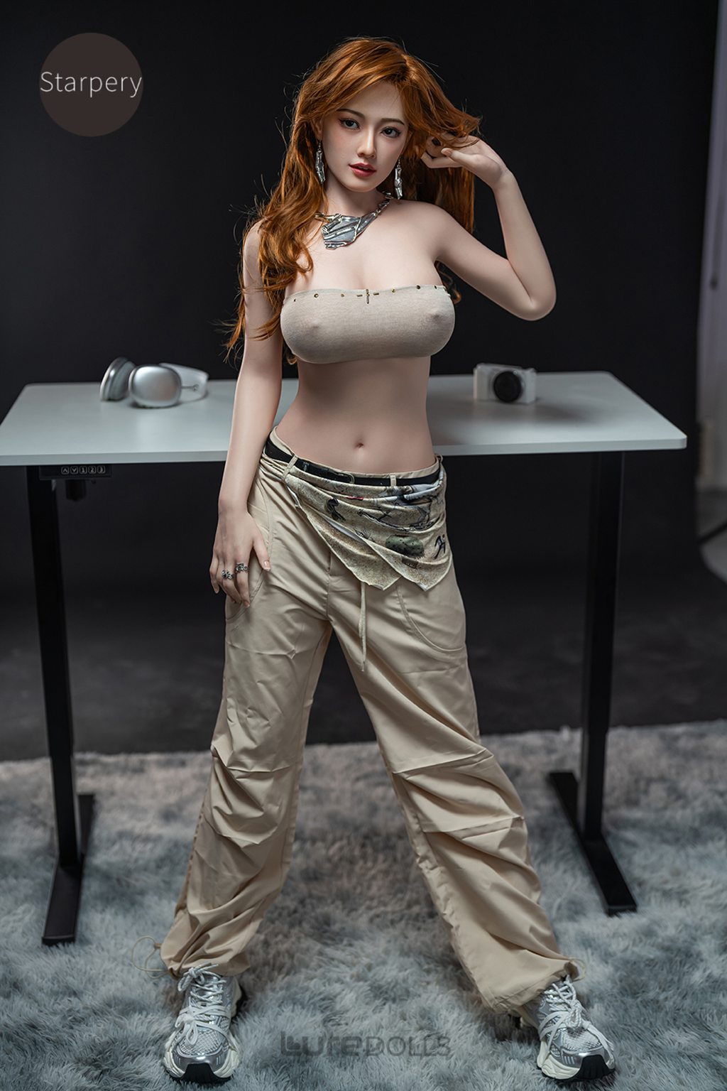 171cm/5'7" D-cup Silicone Head Sex Doll-Starpery Doll(in Stock)