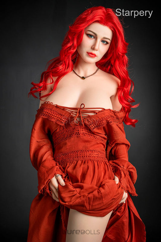 Eva-171cm/5'7" D-cup Silicone Head Sex Doll-Starpery Doll