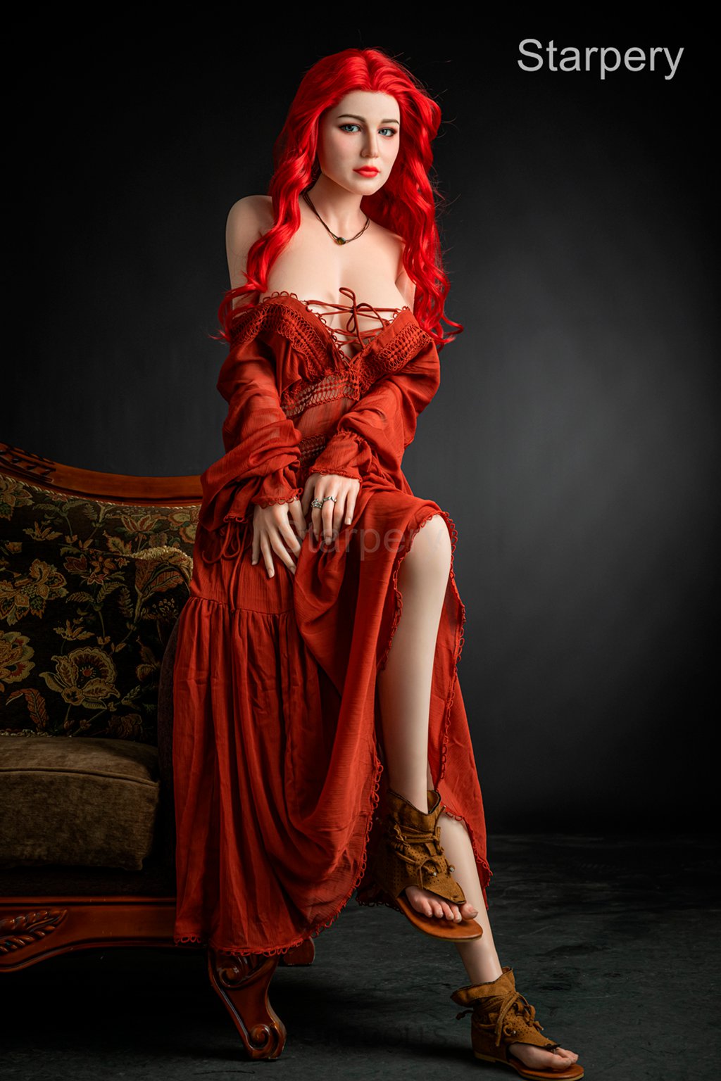 171cm/5'7" D-cup Silicone Head Sex Doll-Starpery Doll