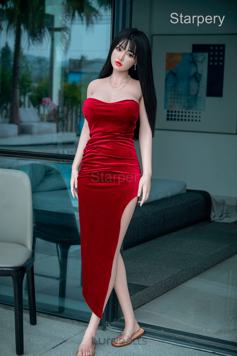 171cm/5'7" D-cup Silicone Head Sex Doll-Starpery Doll