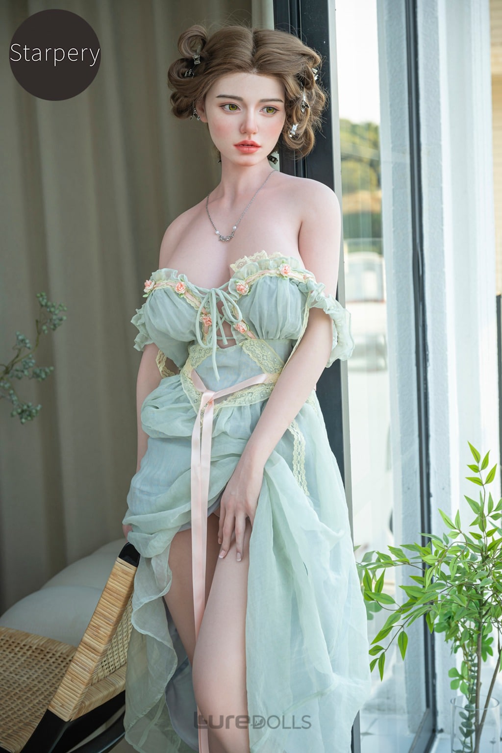 171cm/5'7" D-cup Silicone Head Sex Doll(Movable jaw head)-Starpery Doll