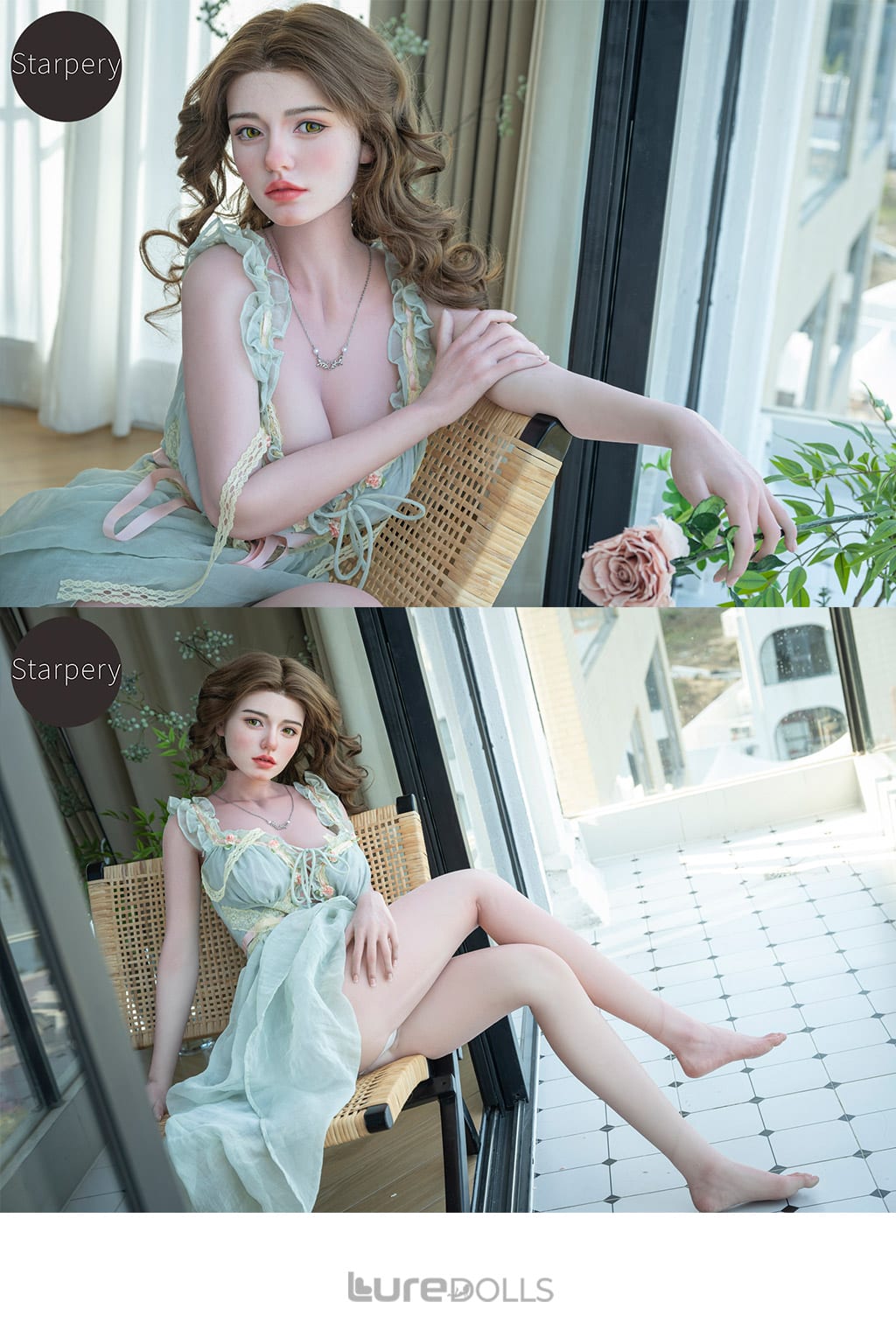171cm/5'7" D-cup Silicone Head Sex Doll(Movable jaw head)-Starpery Doll