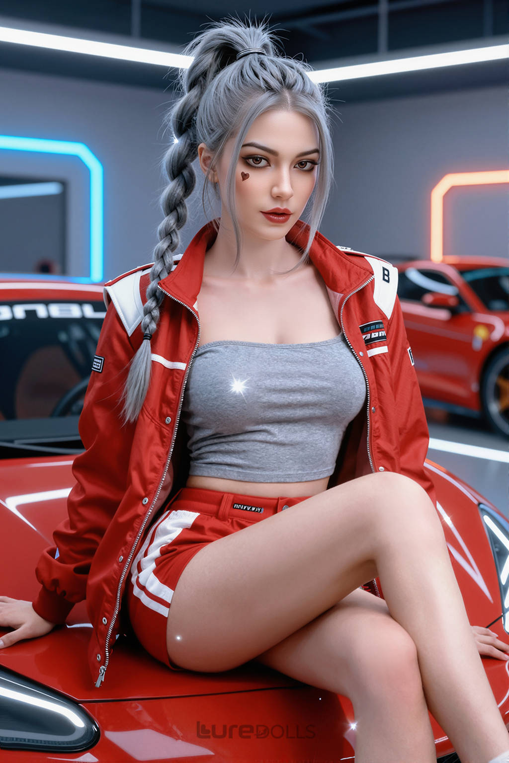 Hebe-173cm/5'8" C-cup Silicone Head+TPE Body Sex Doll(Movable Jaw Head)-SY Doll