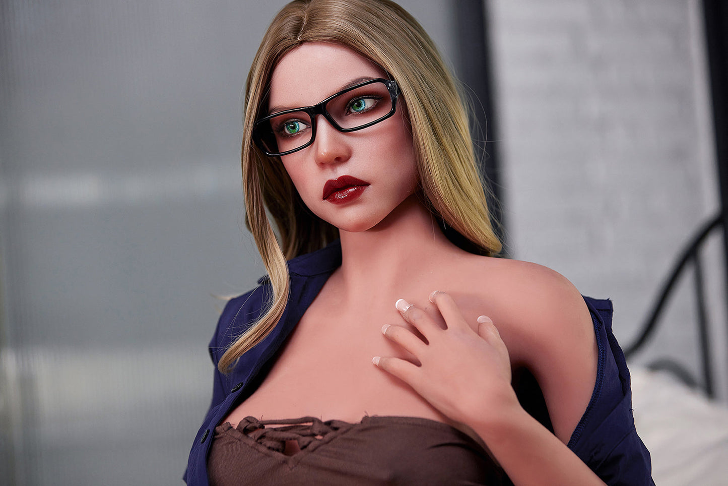 Adela- 158cm/5'18" C cup Silicone Head+TPE Body Sex Doll (Movable Jaw) - SY Doll