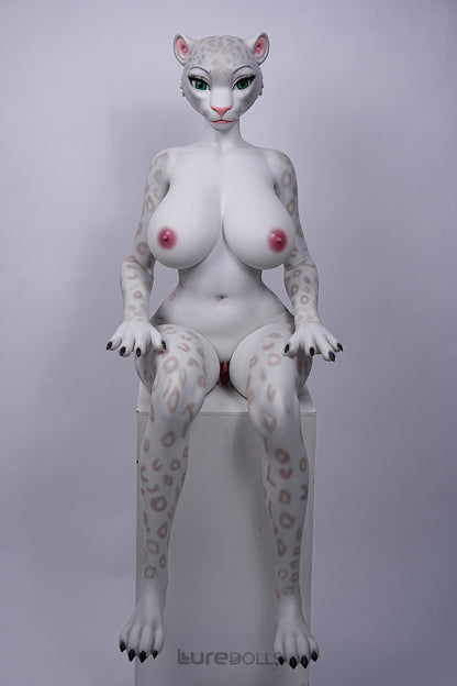 165cm/5'5" D-cup Full Silicone Sex Doll(Movable Jaw Head)SY Doll-Velara White Lepoard