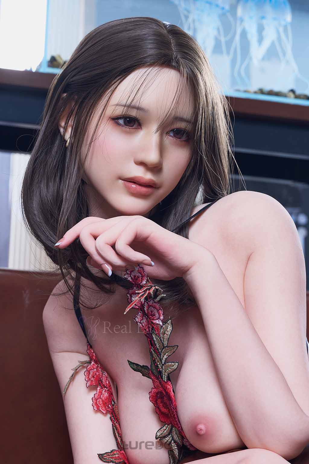 159cm/5'3" F-Cup Full Silicone Natural Sex Doll-Real Lady Doll-Selina (ROS Max Head R13)