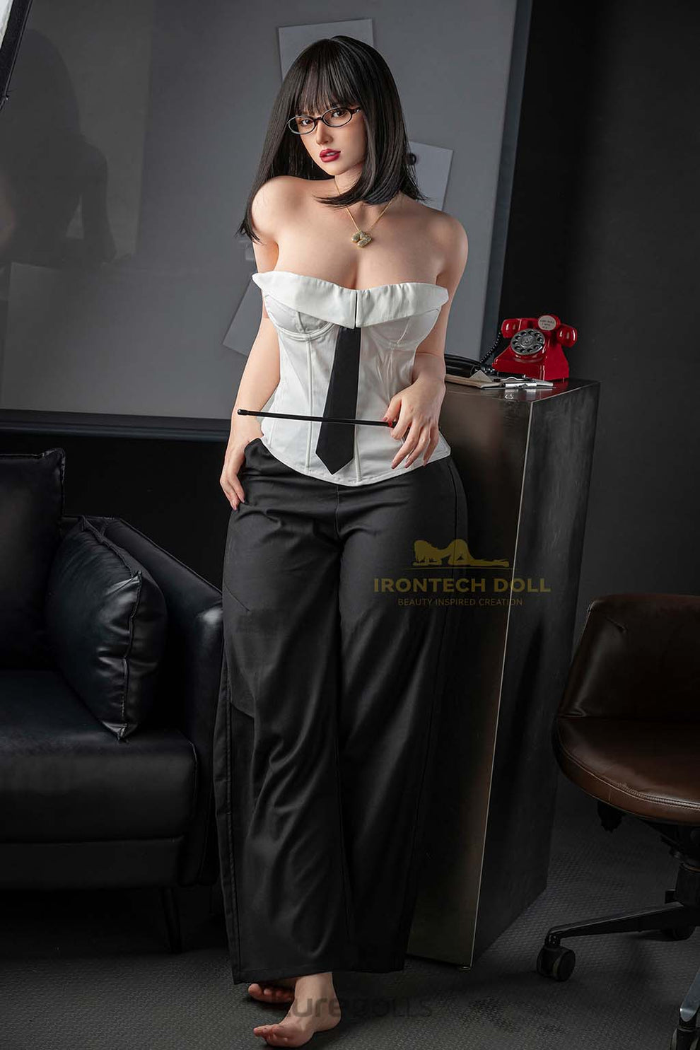 164cm/5'5" F-cup Full Silicone Sex Doll-Irontech Doll(in Stock)-Sue(S1 ROS MAX)
