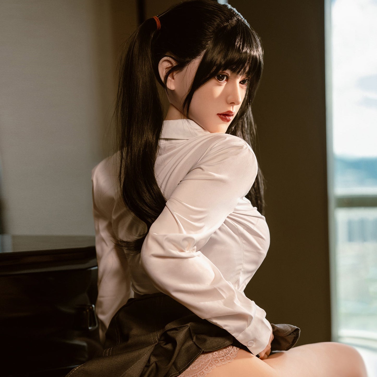Joyce - 160cm/5'24" C cup Silicone Head+TPE Body Sex Doll - SY Doll
