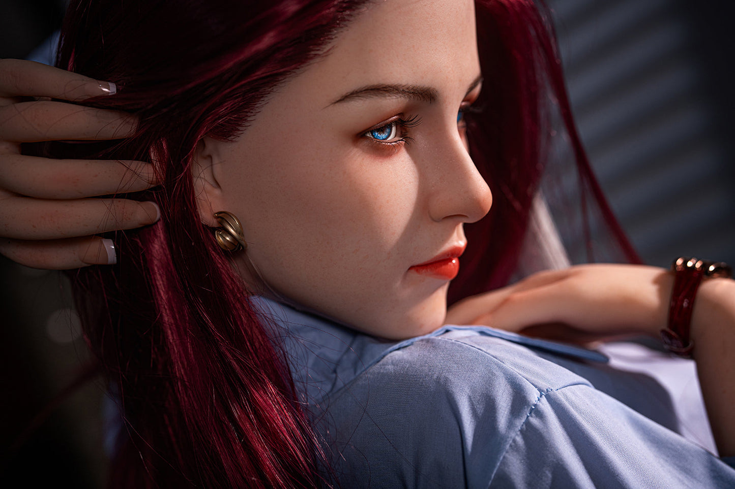 Marina - 169cm/5'54" D cup Silicone Head+TPE Body Sex Doll - SY Doll