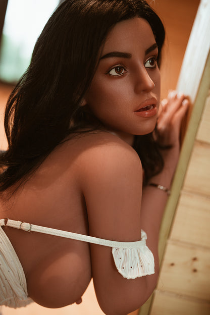 Janice- 152cm/4'98" C cup Silicone Head+TPE Body Sex Doll (Movable Jaw Head)  - SY Doll